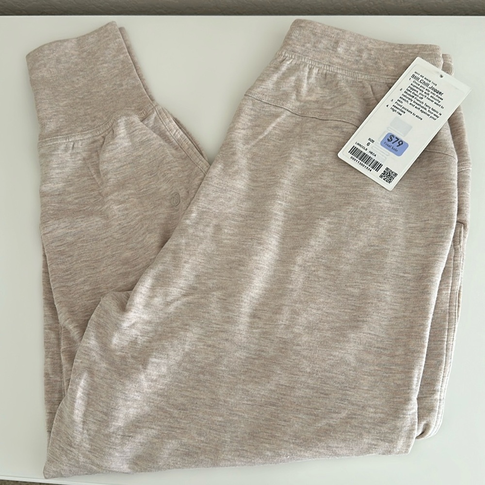 NWT Lululemon still chill jogger